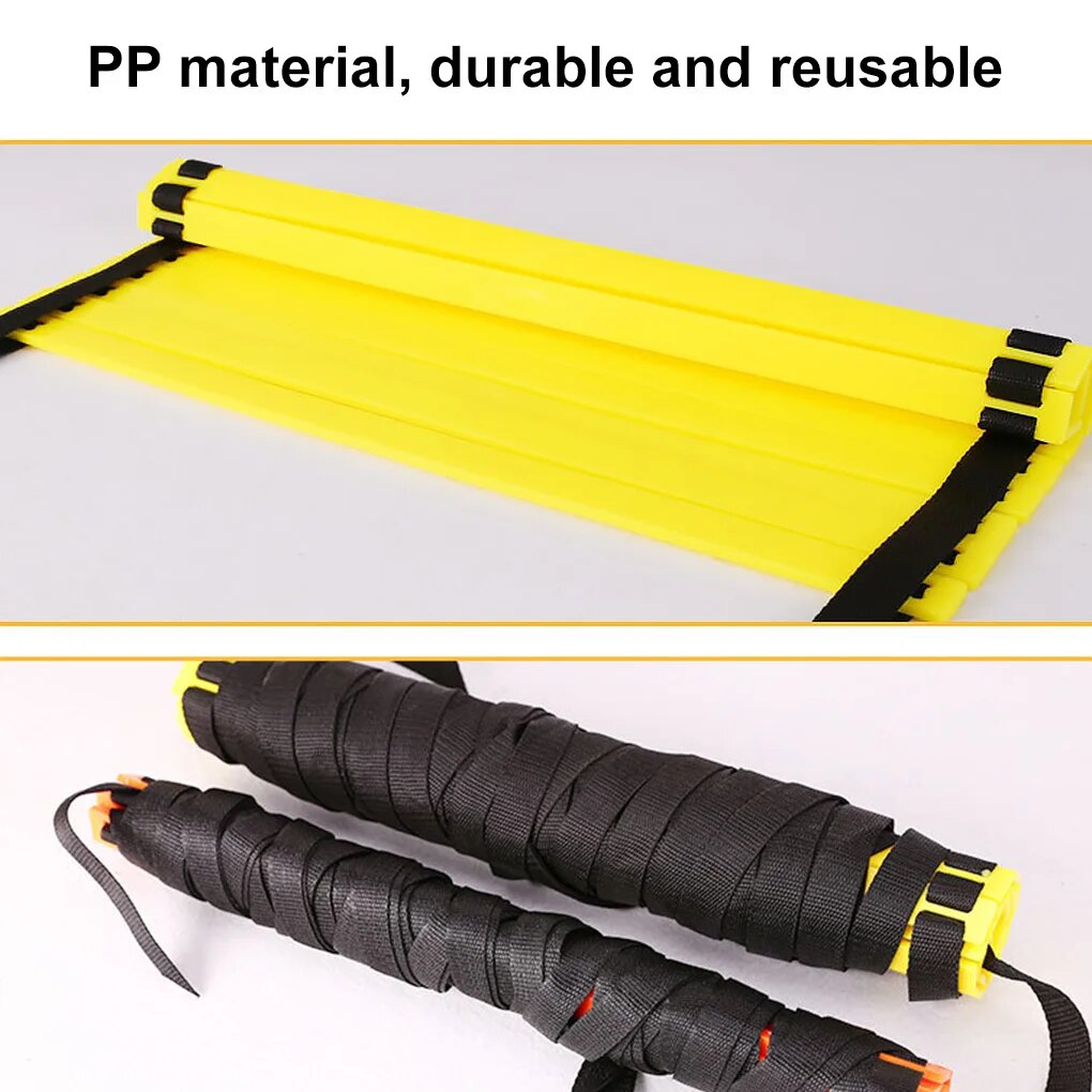 Football training ladder rope