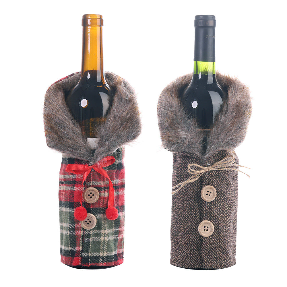 Christmas Wine Bottle Cover