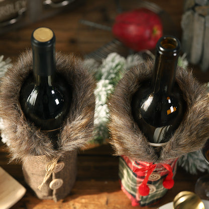 Christmas Wine Bottle Cover