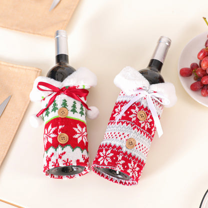 Christmas Wine Bottle Cover