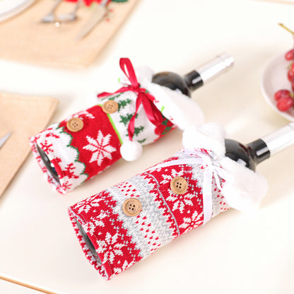 Christmas Wine Bottle Cover