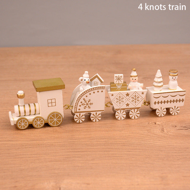 Christmas Wooden Train Decorations