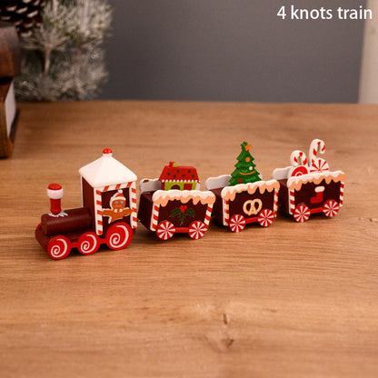Christmas Wooden Train Decorations