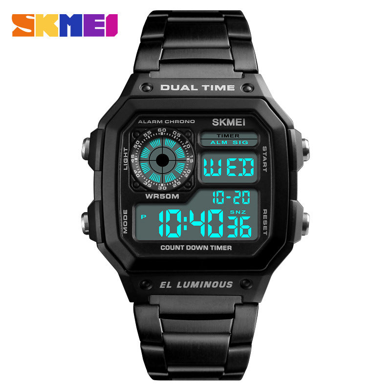Outdoor sports digital display electronic watch