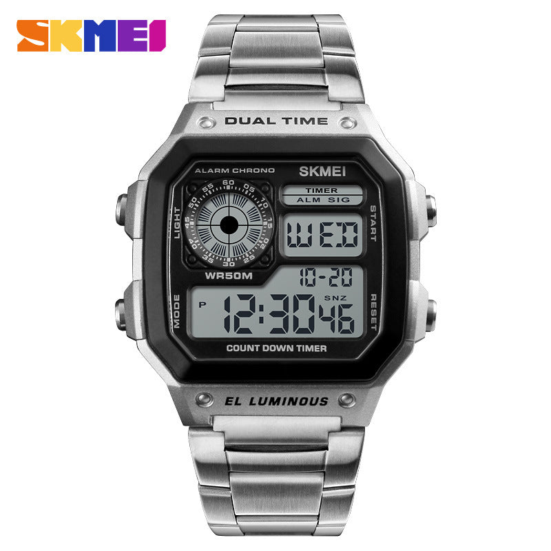 Outdoor sports digital display electronic watch