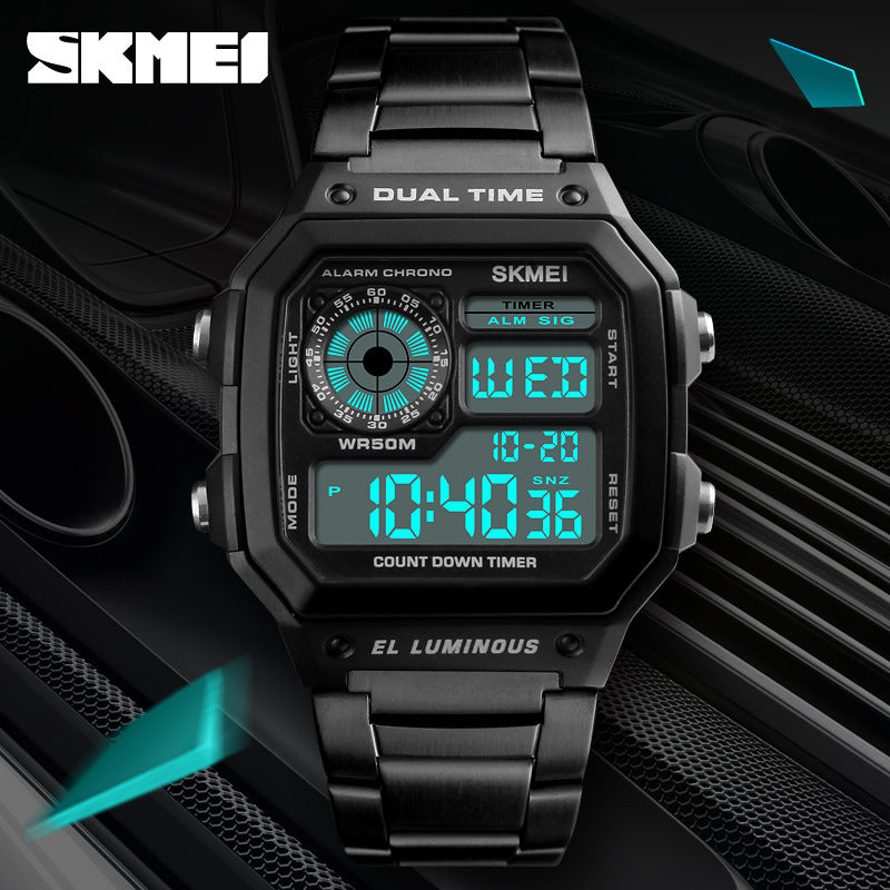 Outdoor sports digital display electronic watch