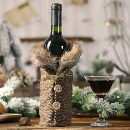 Christmas Wine Bottle Cover