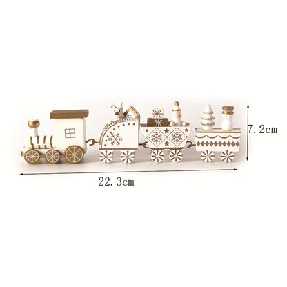 Christmas Wooden Mini Train Decorations