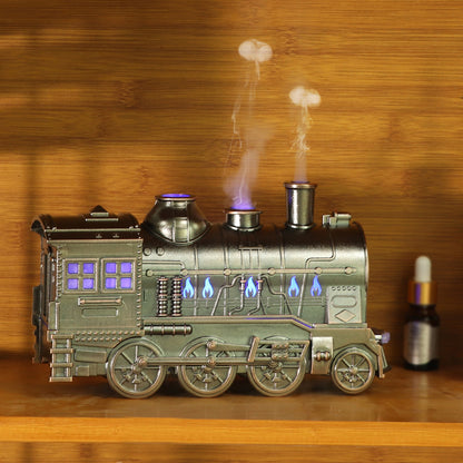 Retro Train -shape Humidifier  & Essential Oil Diffuser