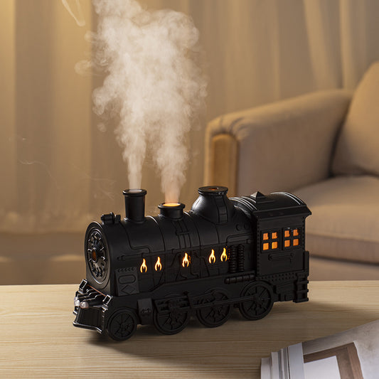 Retro Train -shape Humidifier  & Essential Oil Diffuser